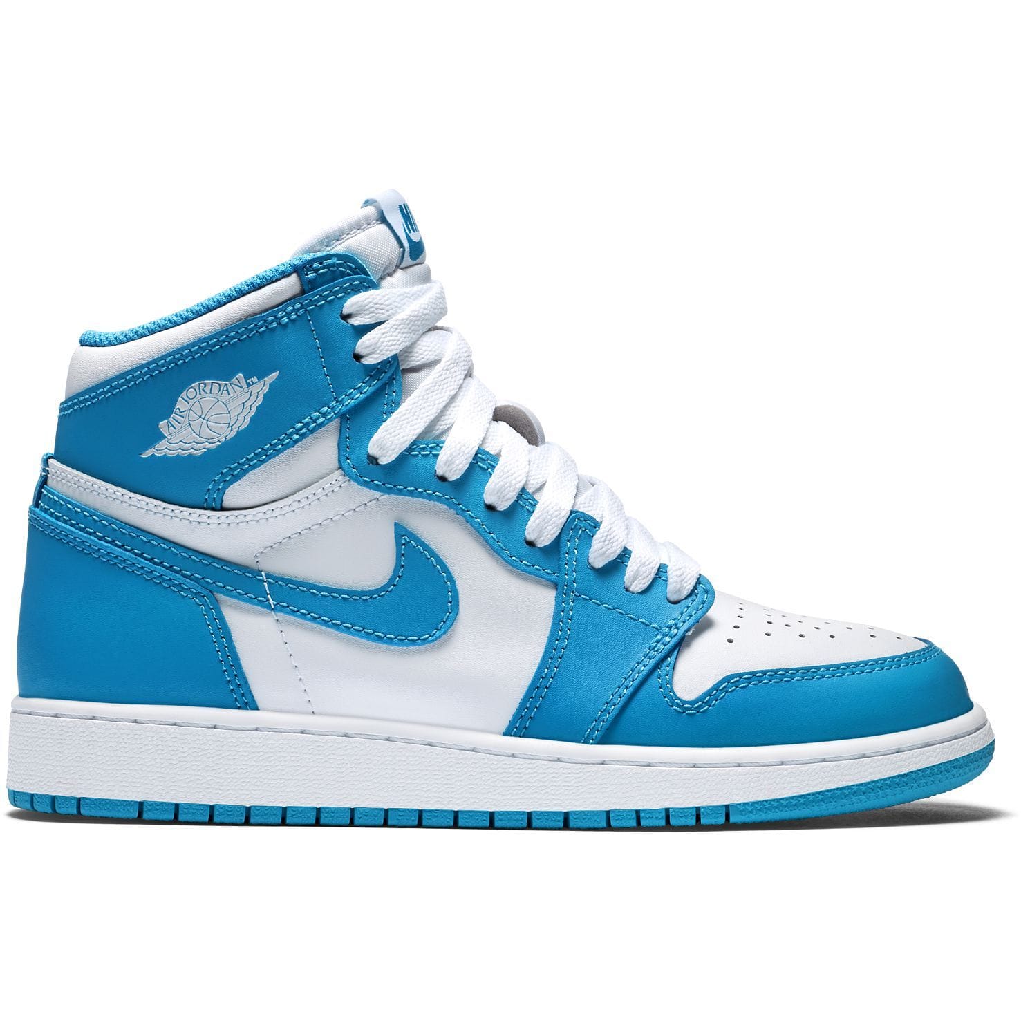 blue and white air jordan 1 retro high og