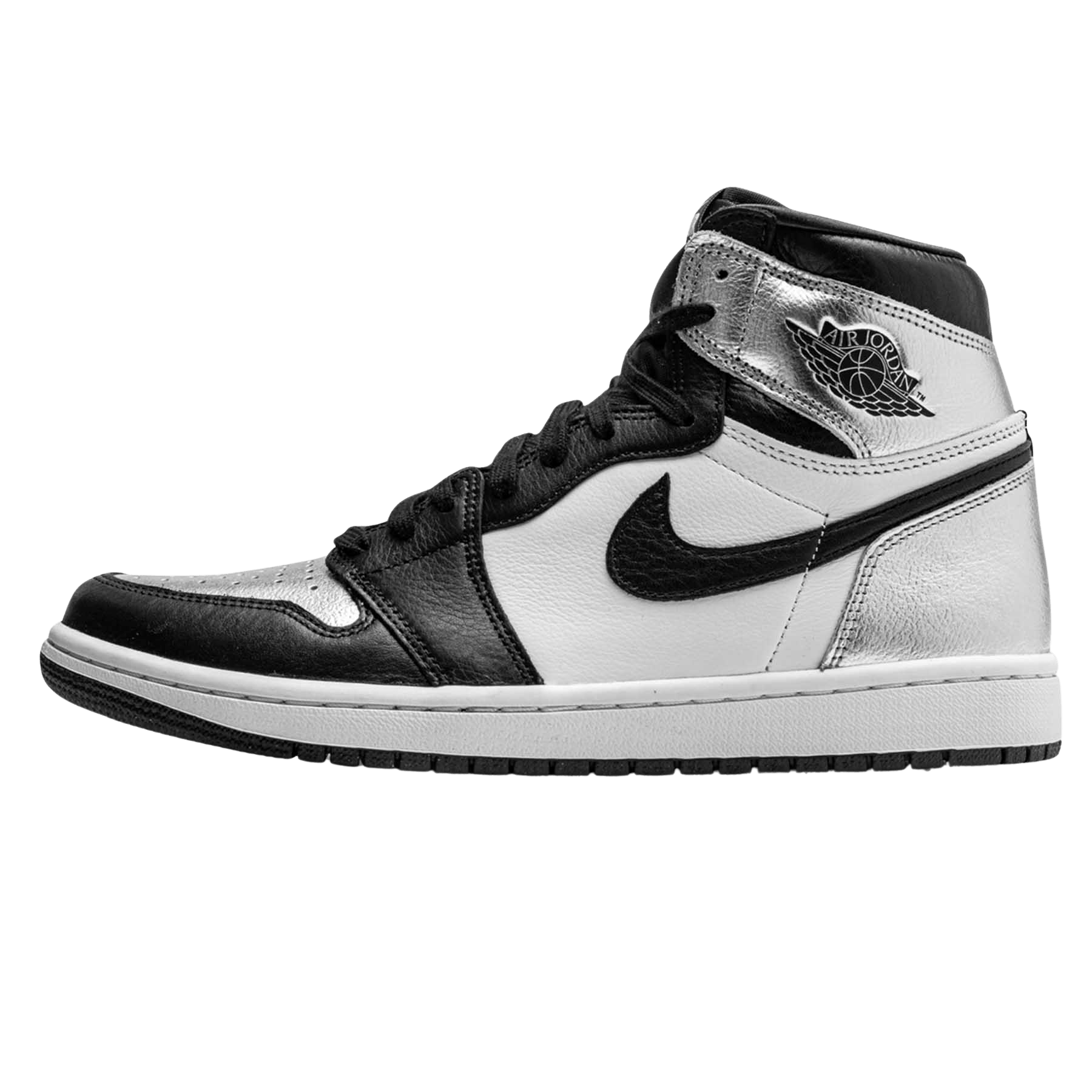 silver toe women's jordan 1