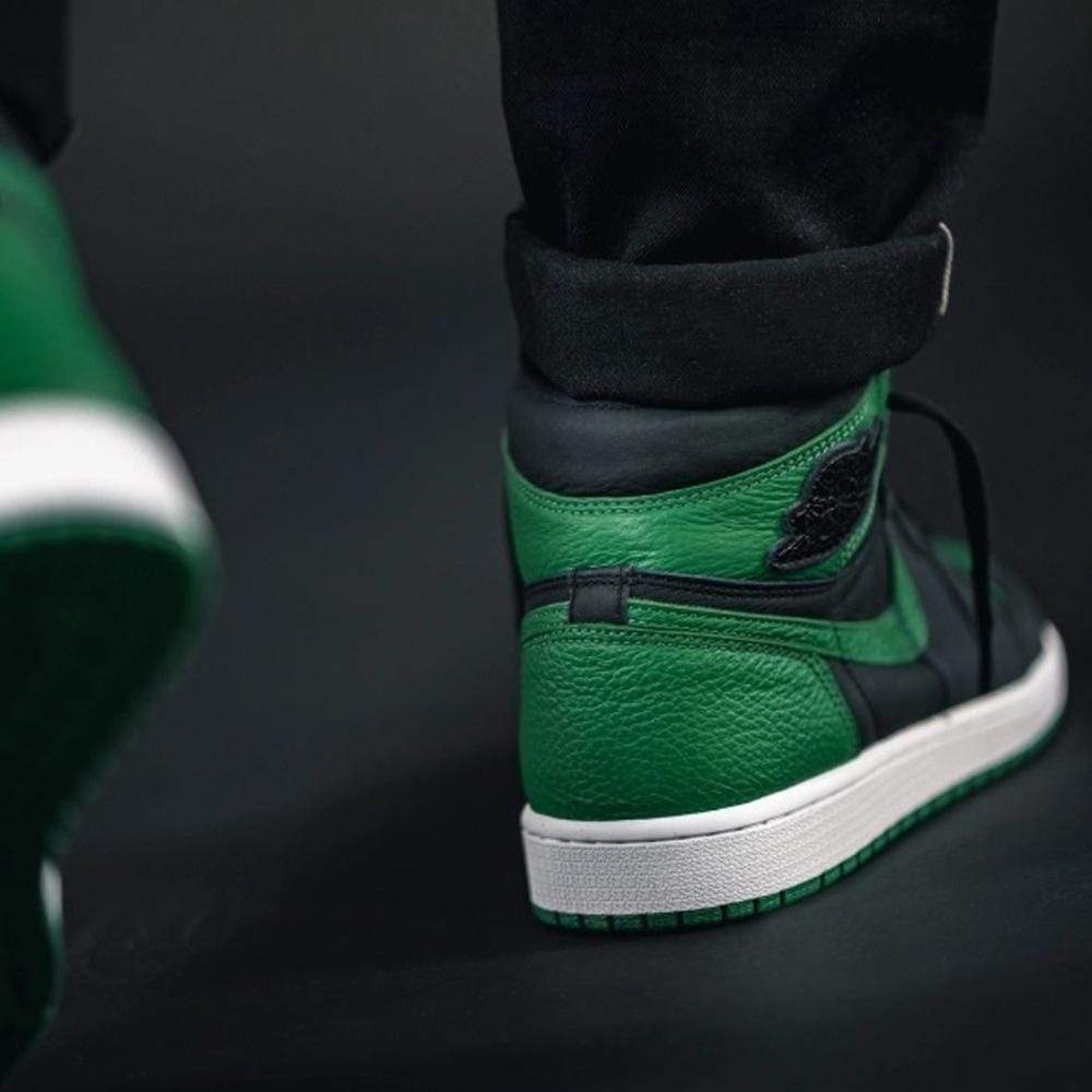 air jordan high pine green