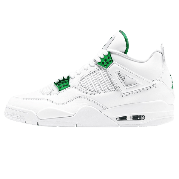 green and white 4s jordans