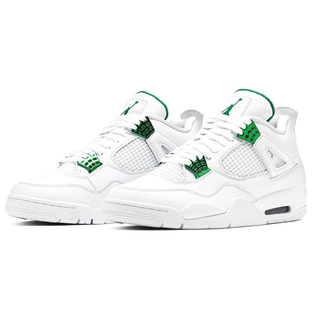 green and white jordan 4