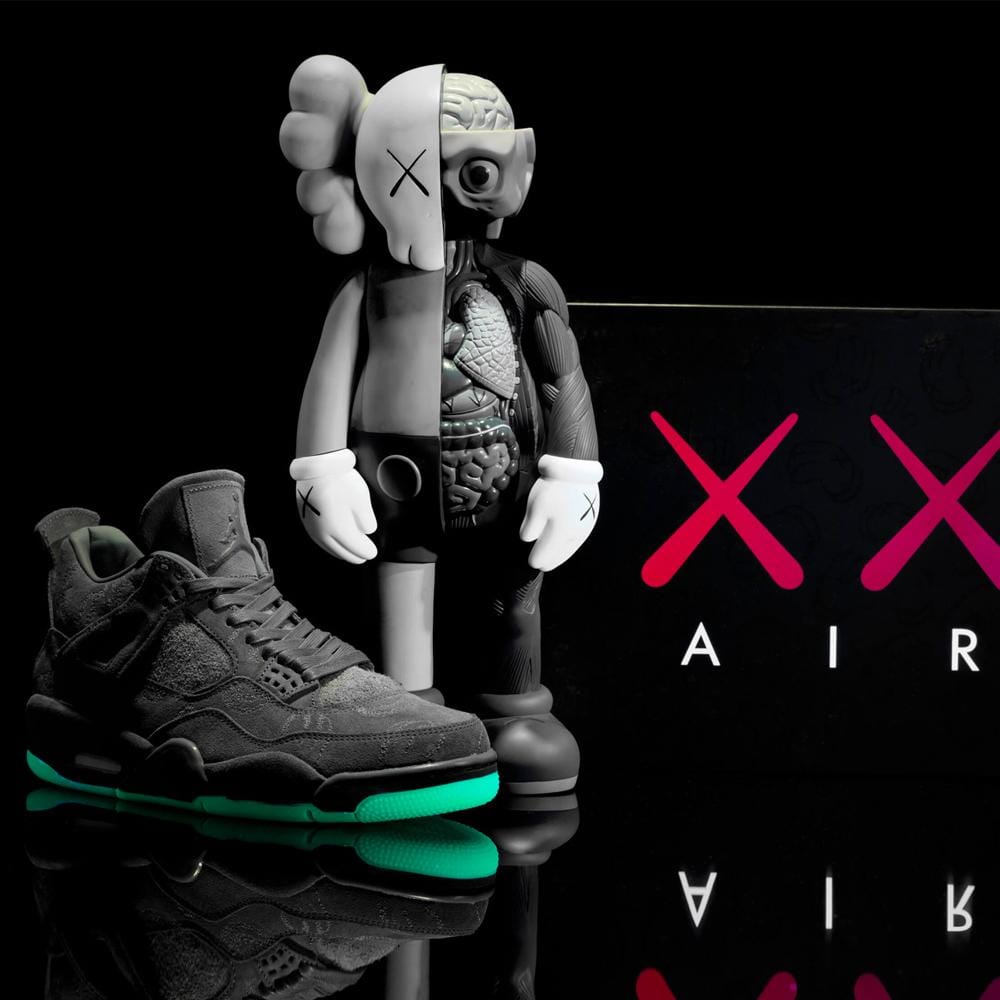 Nike x KAWS Air Jordan 4 Retro 'Cool Grey & White' - Kick Game