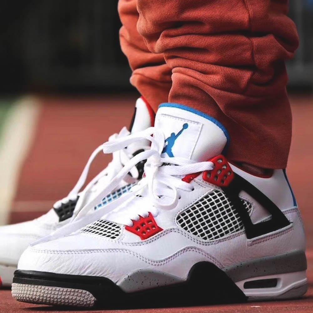 jordans retro 4 white