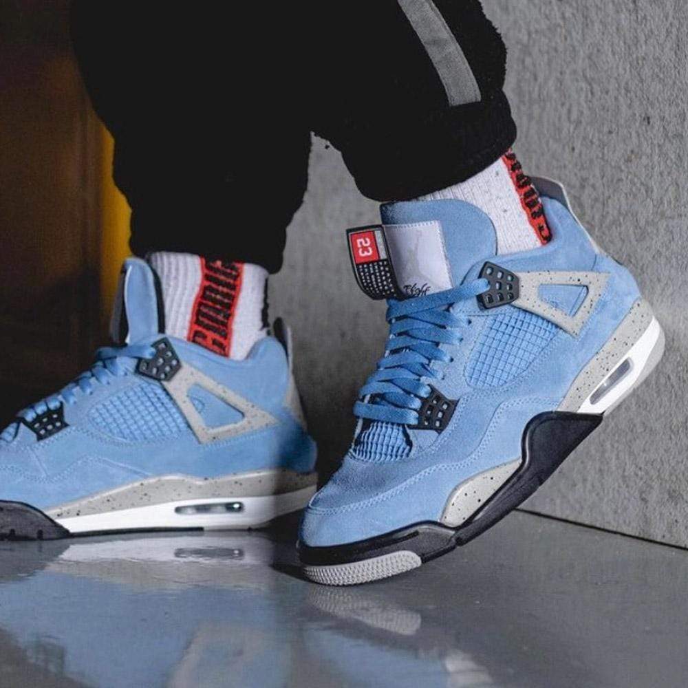 blue air jordan 4