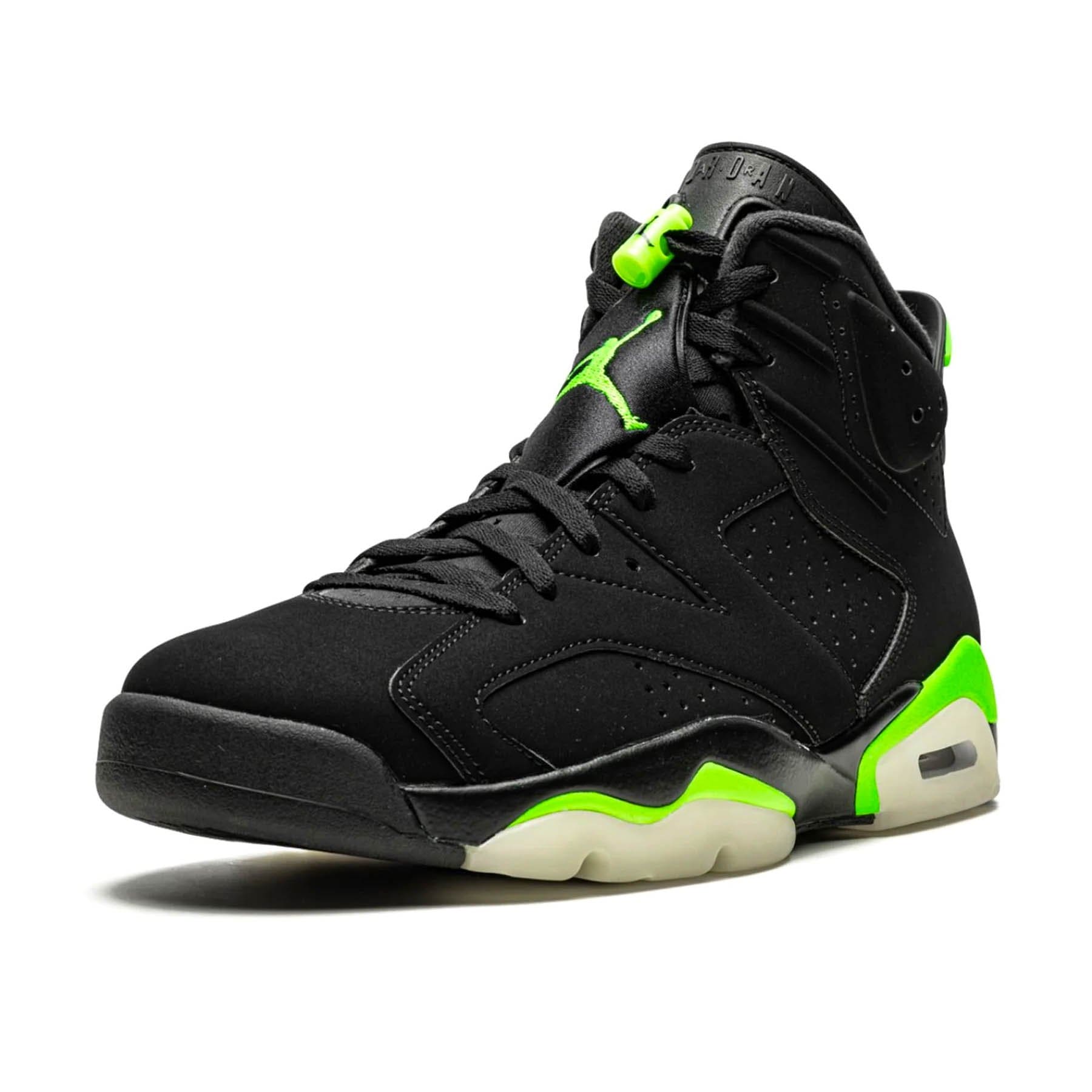 black and neon jordan 6