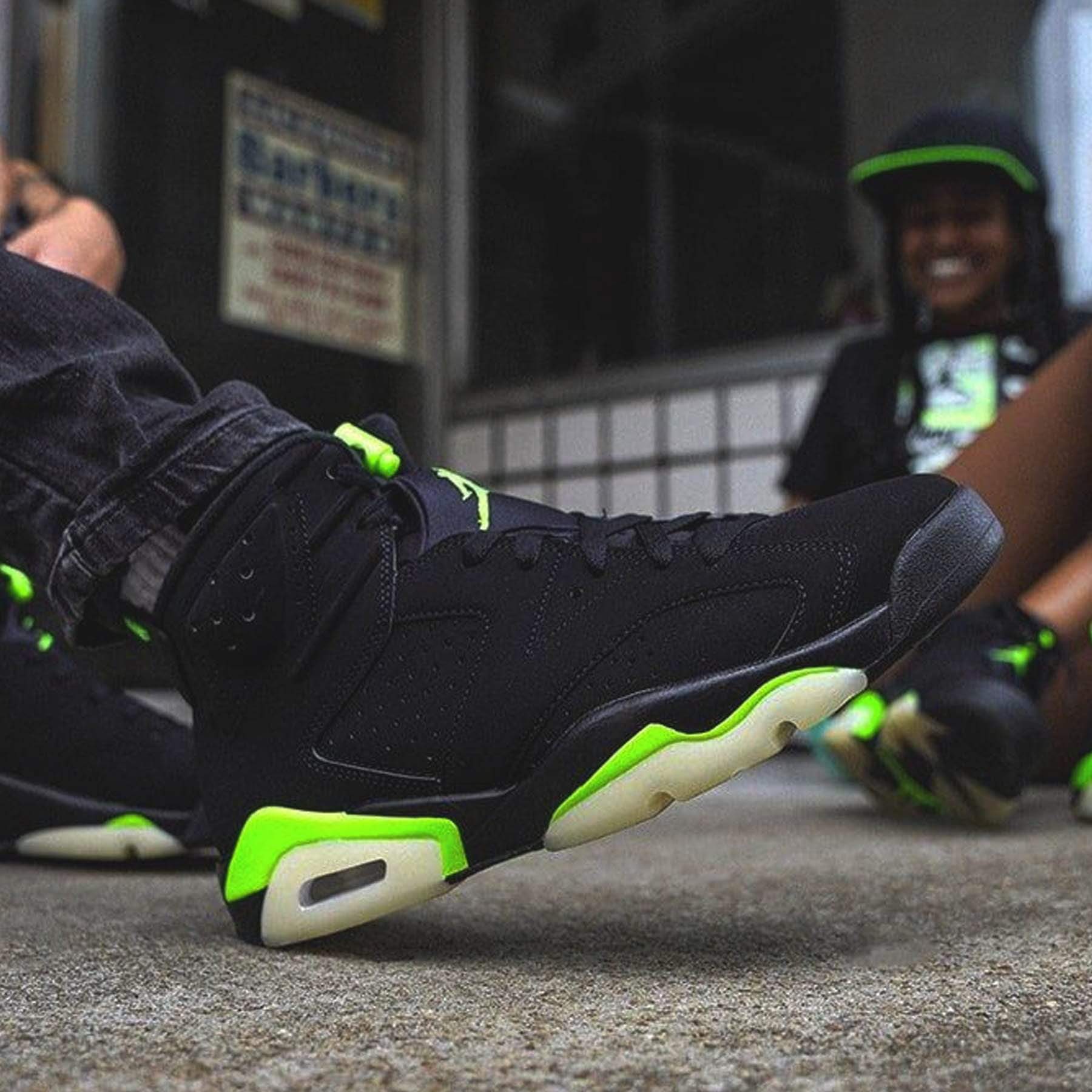 air jordan retro 6 electric green mens stores