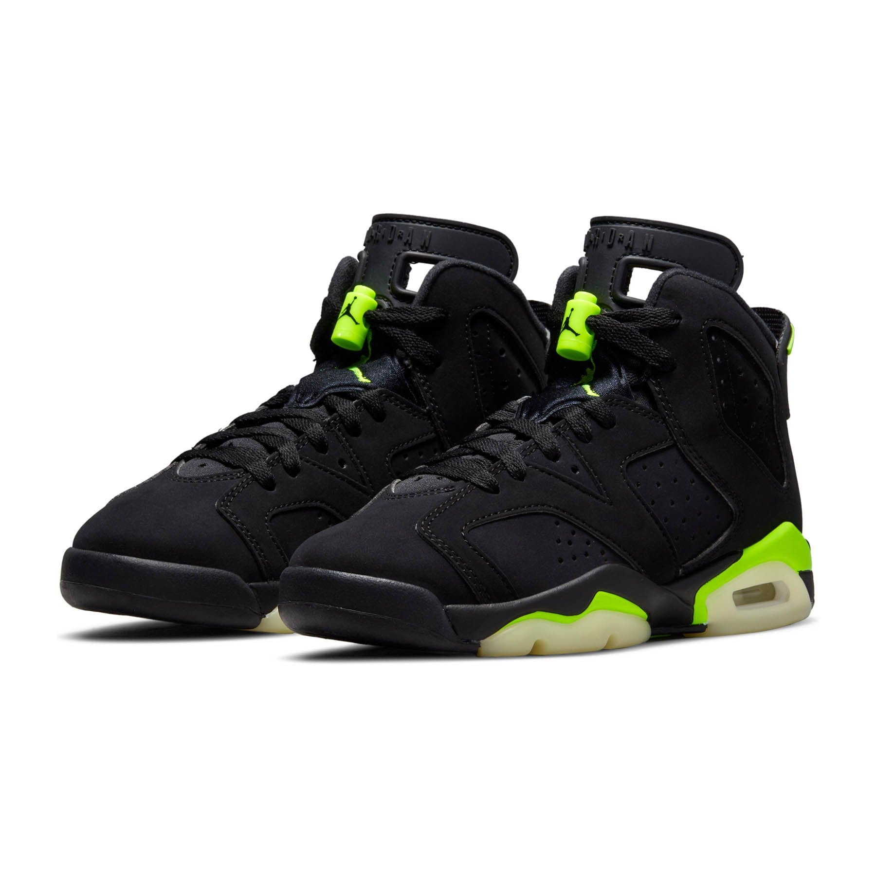 electric green jordan 6 gs