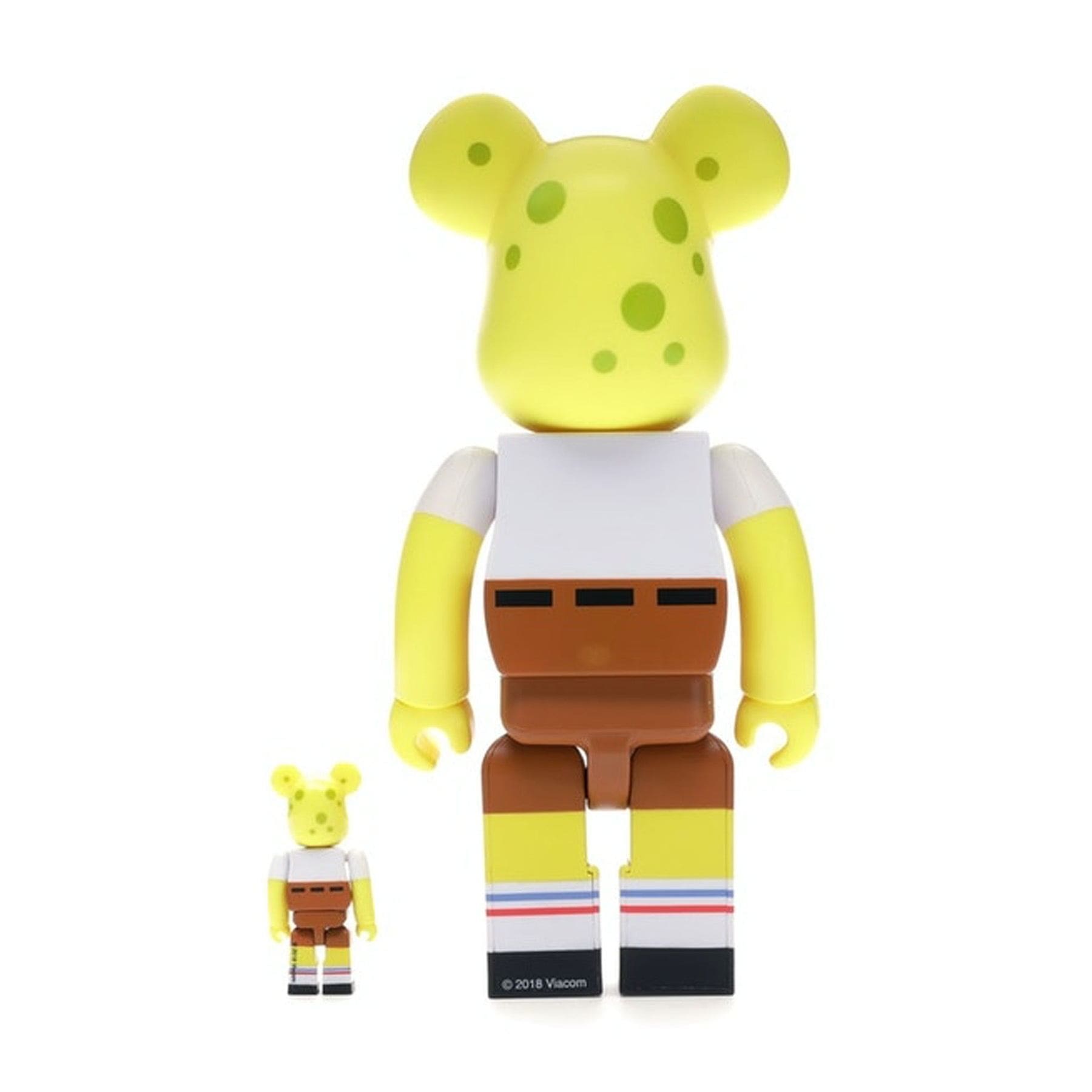 Bearbrick Spongebob 100% & 400% Set 'Yellow'