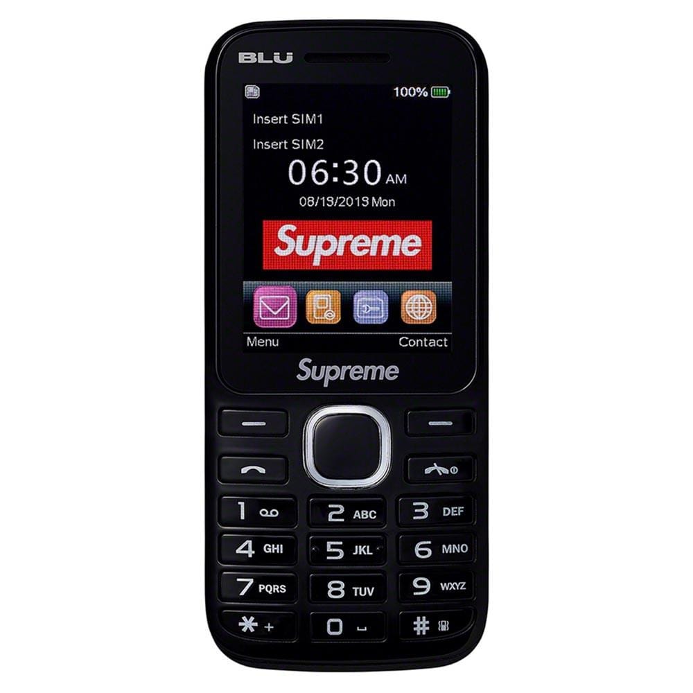 Supreme BLU Burner Mobile Phone Black (FW19) - JuzsportsShops