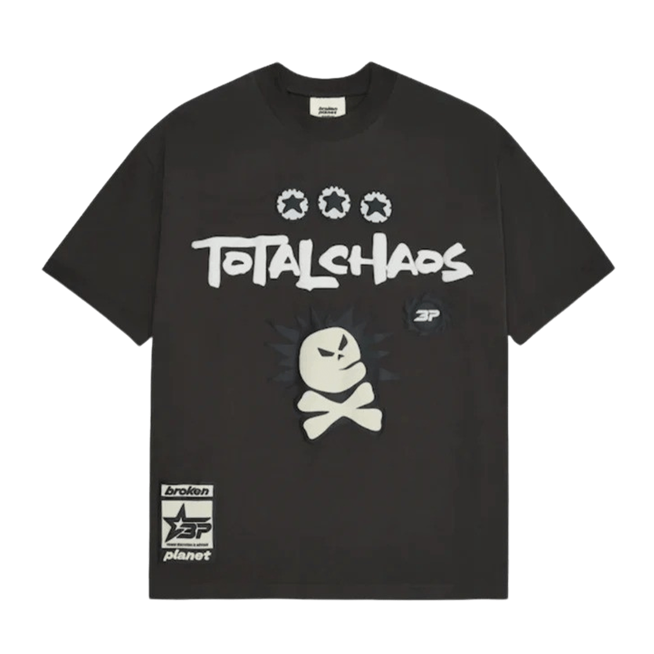 Broken Planet Market T-Shirt 'Total Chaos' - Black