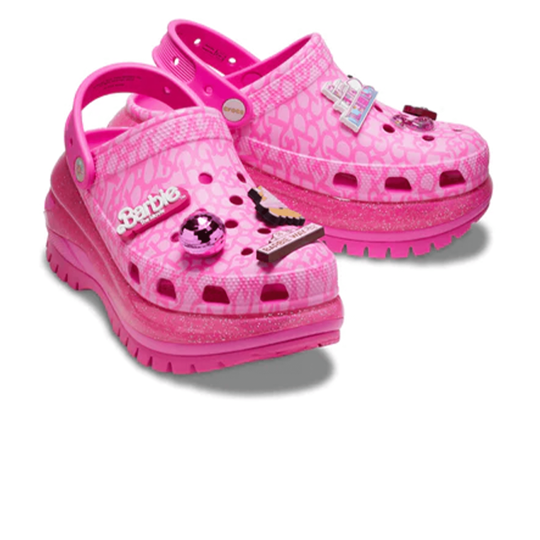 Crocs Mega Crush Clog x Barbie The Movie 'Electric Pink'