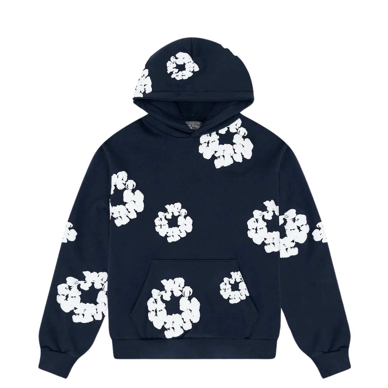 Denim Tears The Cotton Wreath Hooded Sweatshirt 'Navy'