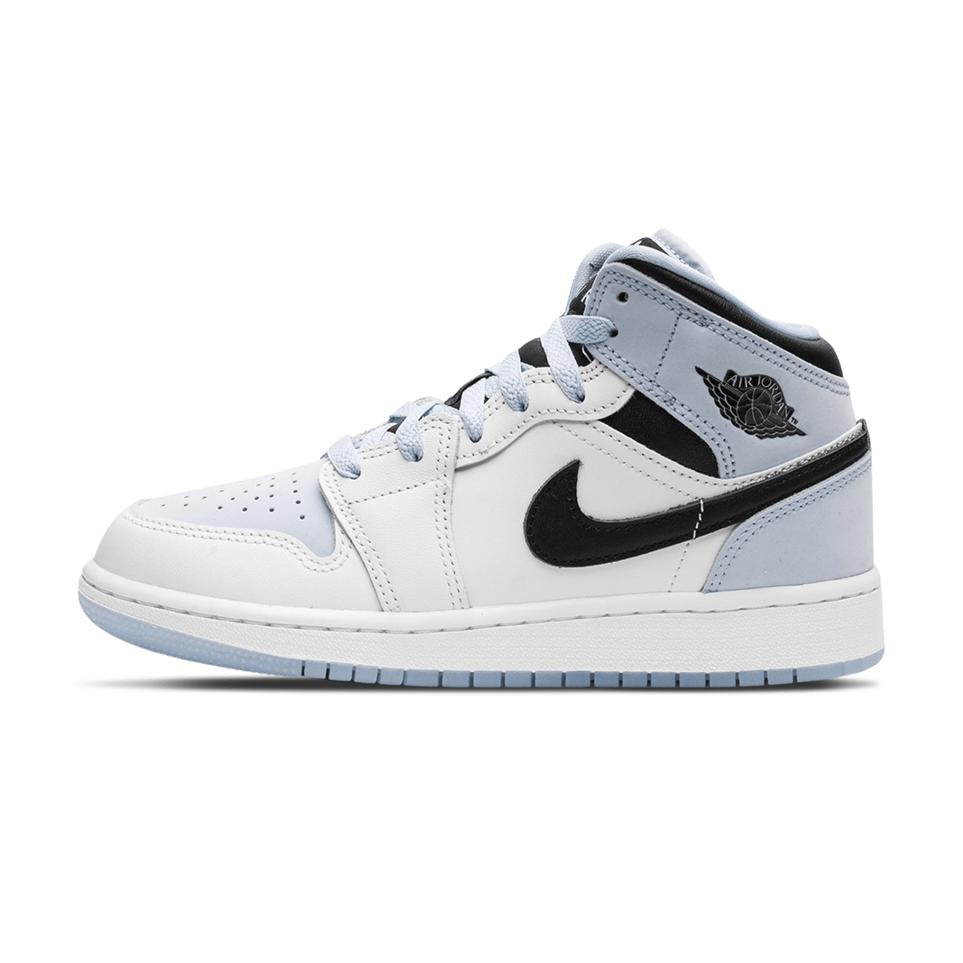 Air Jordan 1 Mid SE GS 'White Ice Blue'