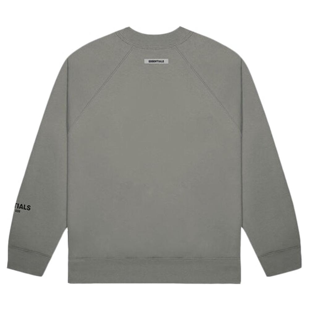 FEAR OF GOD ESSENTIALS 3D Silicon Applique Crewneck Gray Flannel/Charcoal