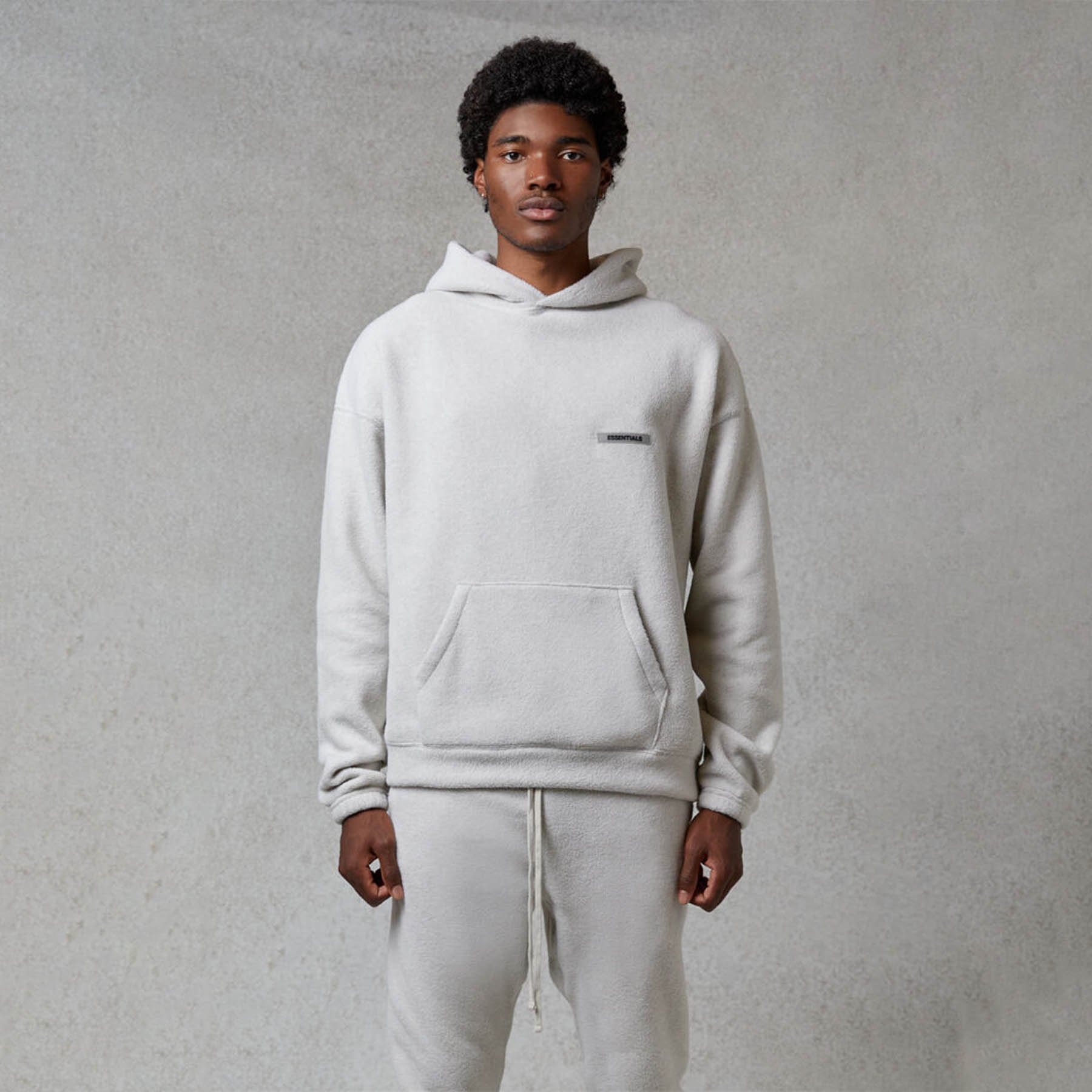 FEAR OF GOD ESSENTIALS Polar Fleece Hoodie Oatmeal