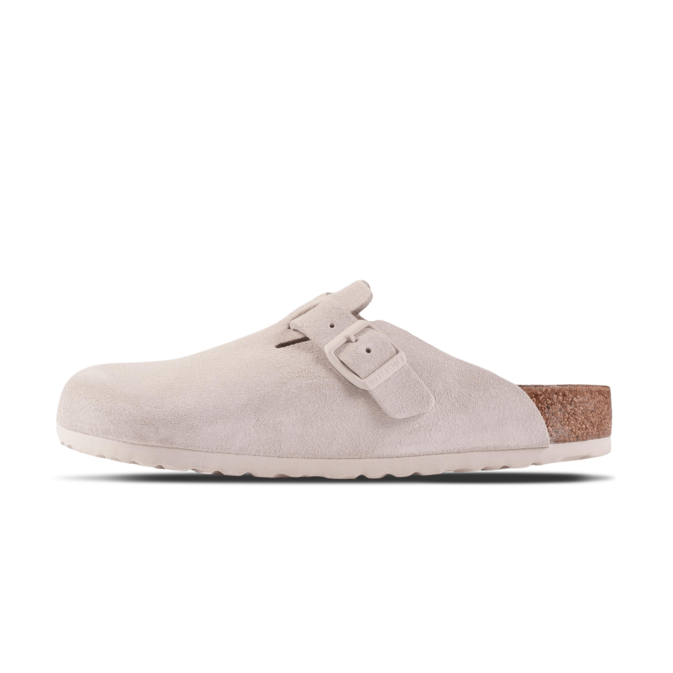 Birkenstock Boston Suede 'Antique White'