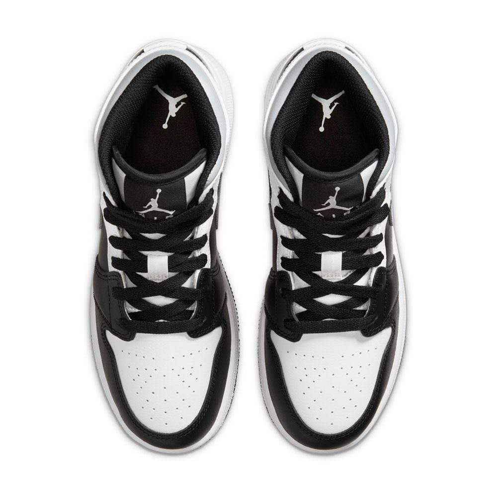 nike jordan 1 mid black white