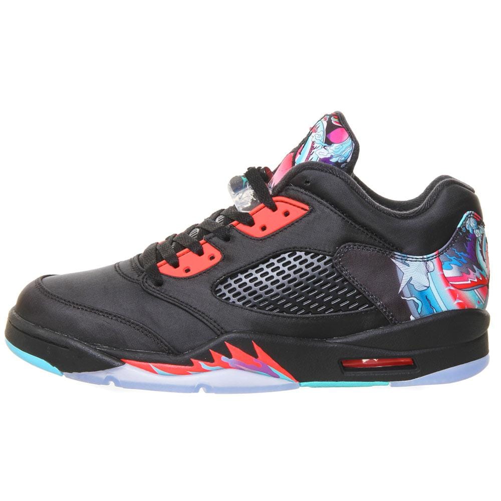 Air Jordan 5 Retro Low Black Crimson 'CNY'