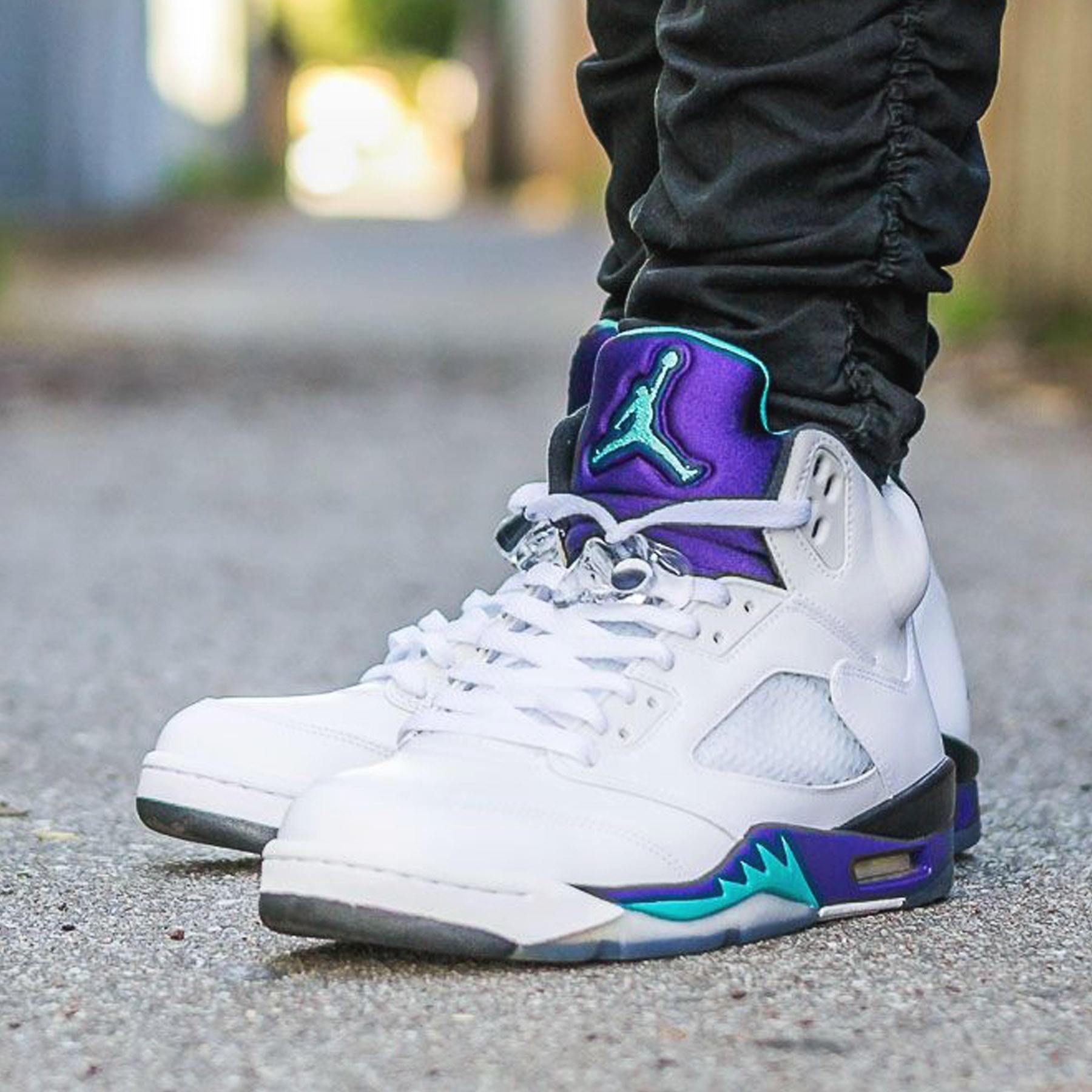 jordan 5 retro grapes