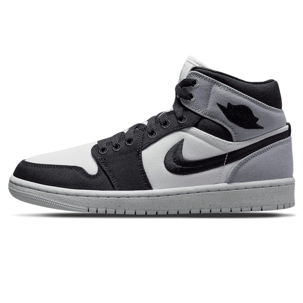 Air Jordan 1 Mid SE Wmns 'Light Steel Grey Canvas' — Kick Game