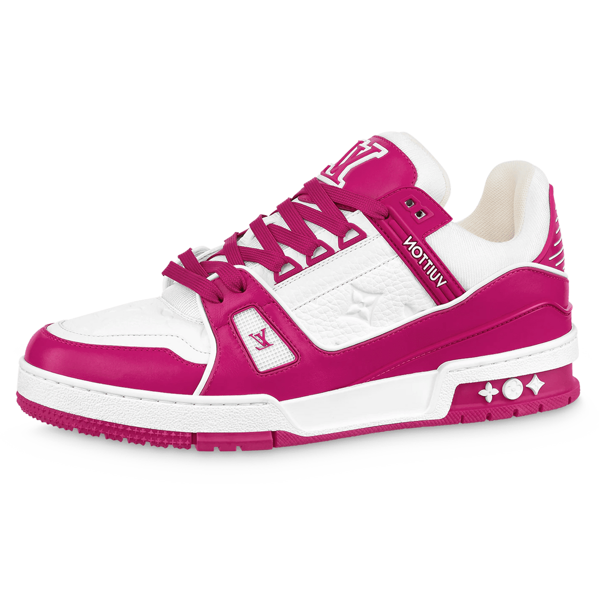 Louis Vuitton Trainer Low White Rose — Kick Game