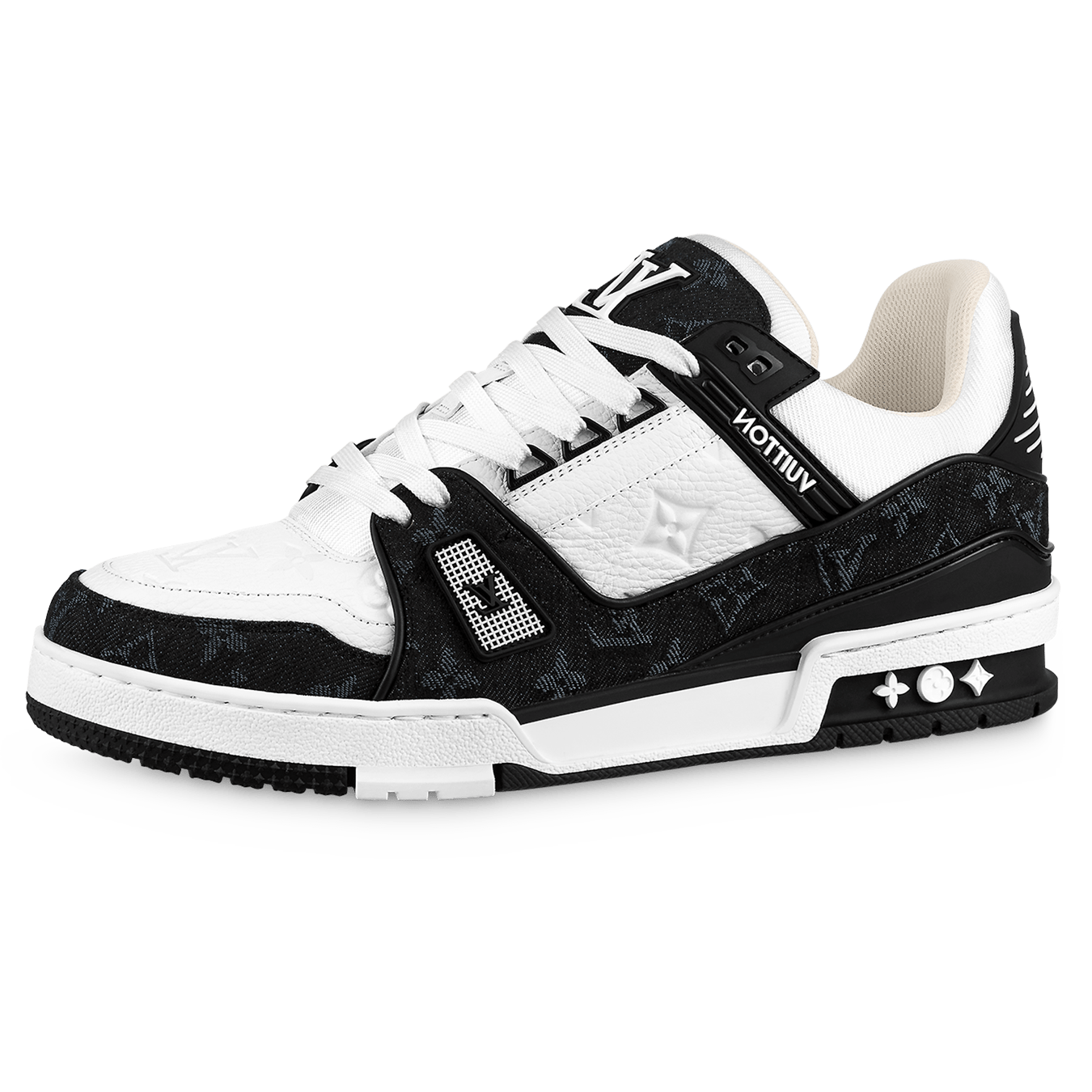 Louis Vuitton LV Trainer White Black White — Kick Game