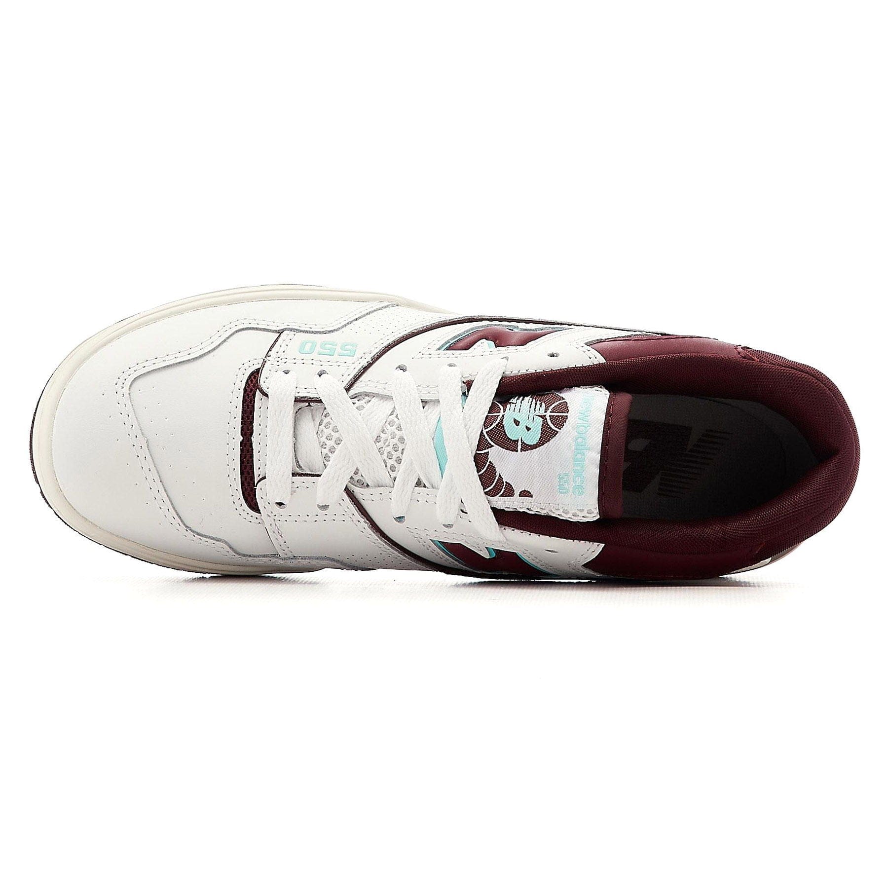 new balance 550 burgundy turquoise