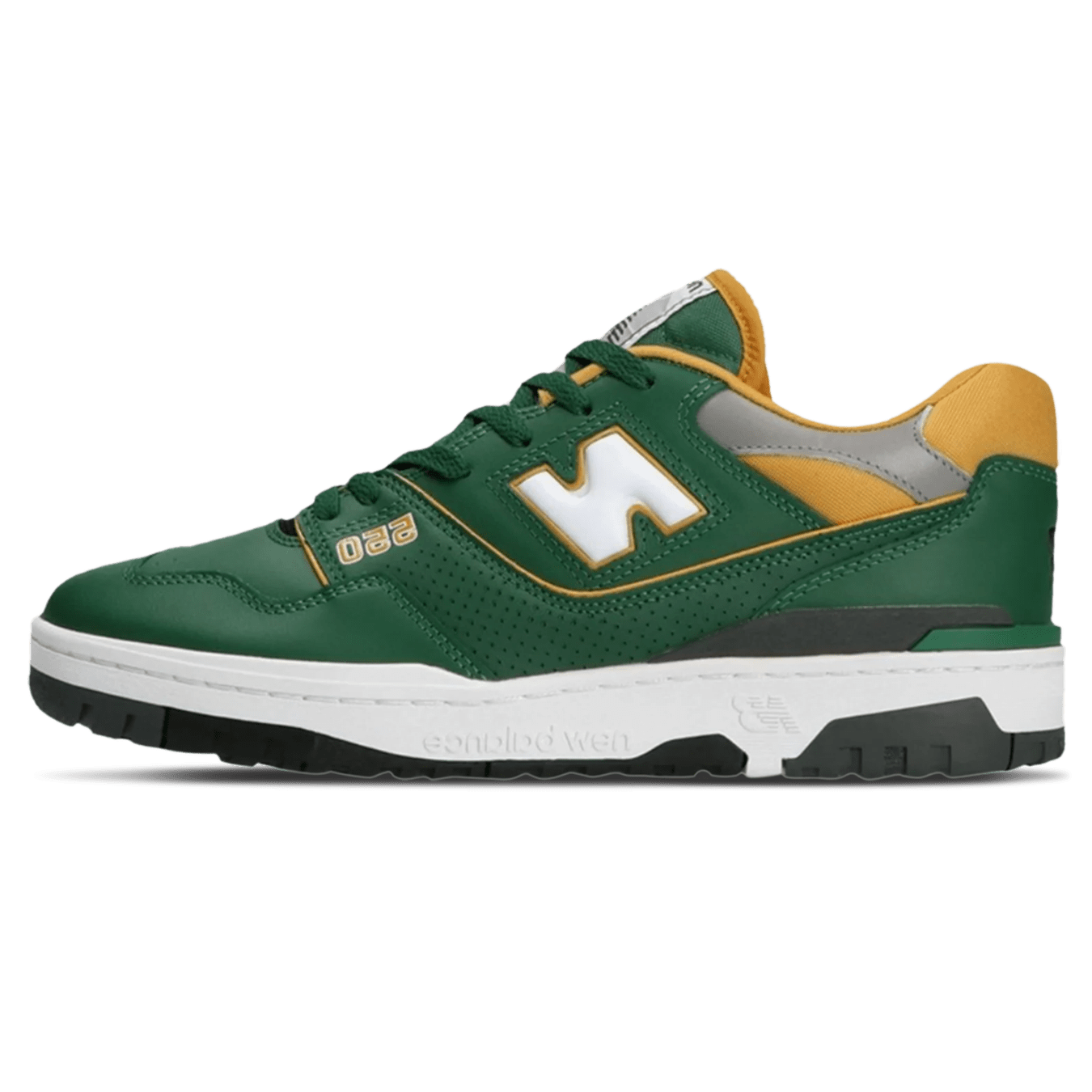 new balance green and gold