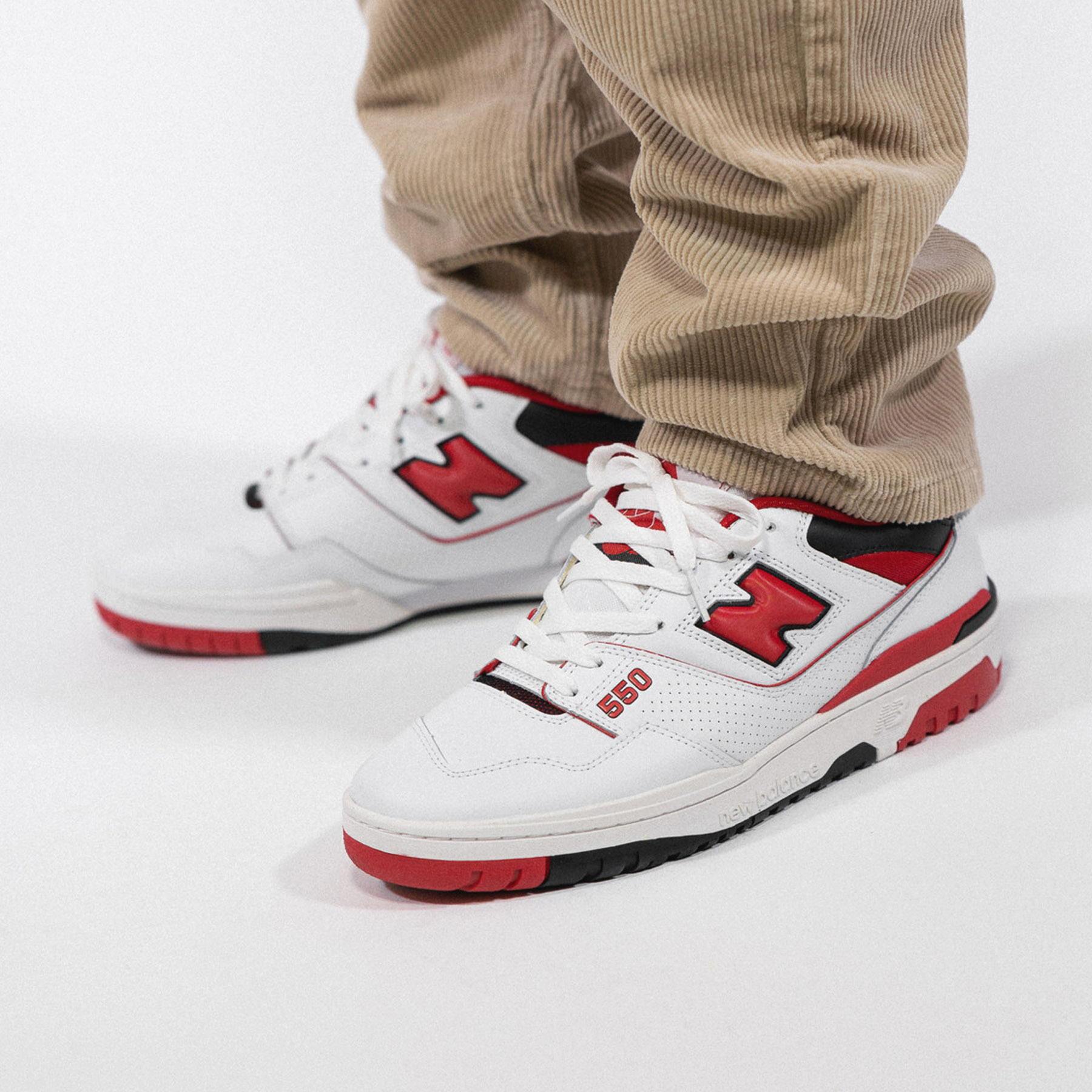 new balance red 550