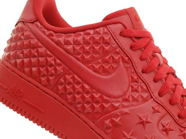 nike air force stars red