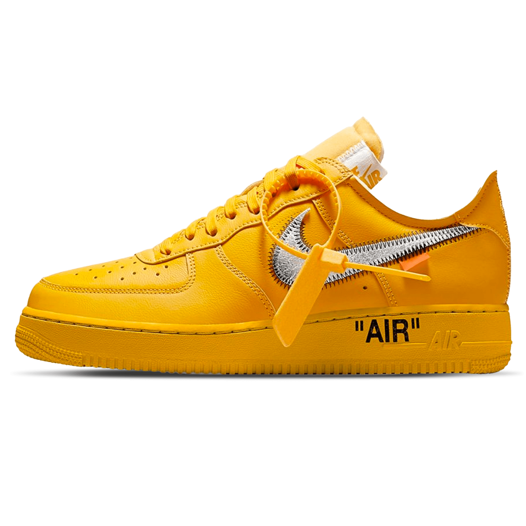 yellow and silver air force 1