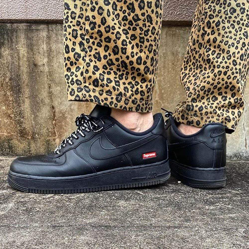 nike air force 1 supreme black