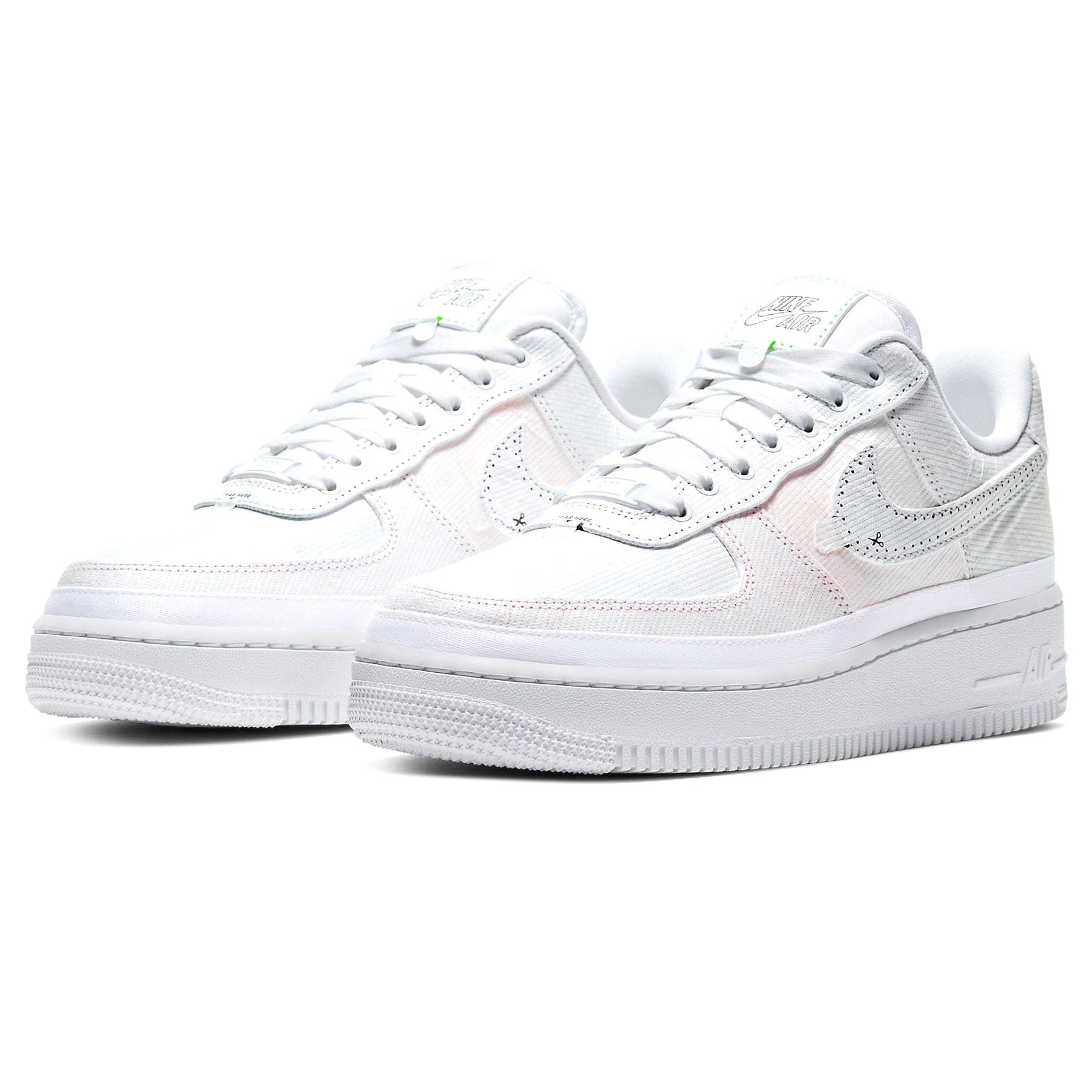 nike wmns air force 1 low lx reveal white