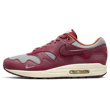 maroon and white air max