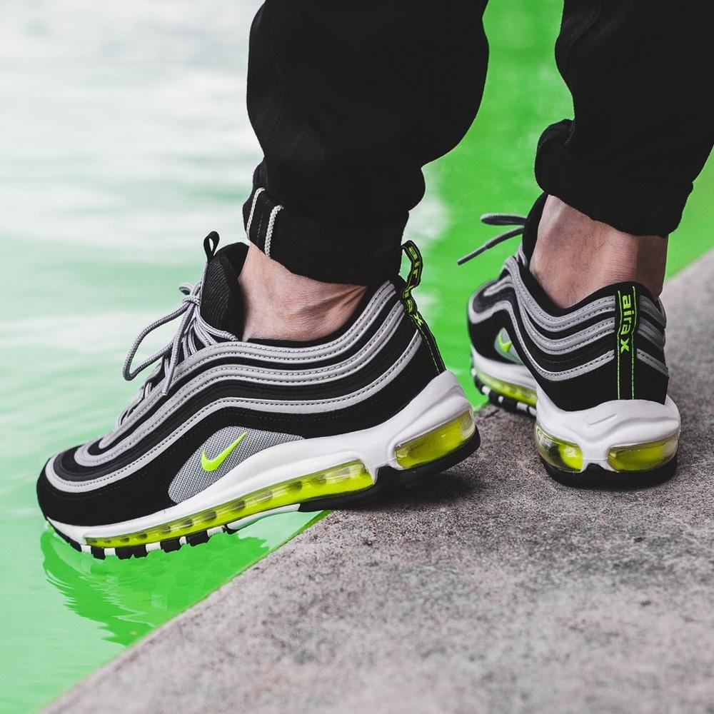 nike air max 97 neon black