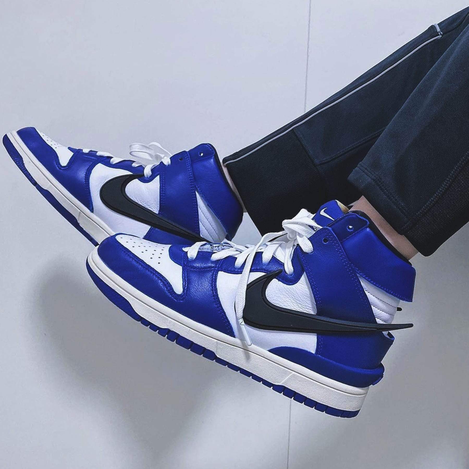 AMBUSH × NIKE DUNK HIGH DEEP ROYAL-