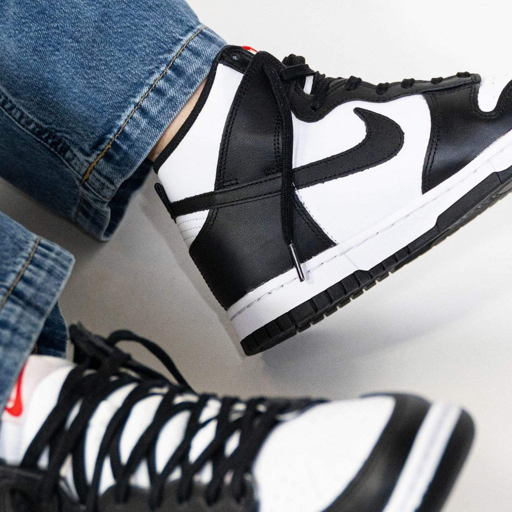 Cumplir 鍔 oportunidad Nike Dunk High Wmns 'Black White' — Kick Game