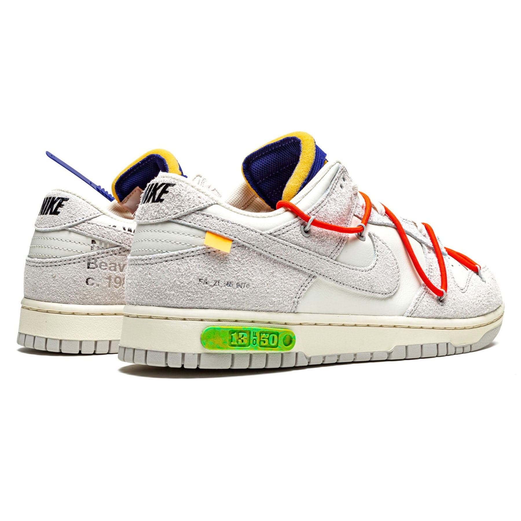 White x Nike Dunk Low 'Lot 13 of 50' — SerenityshipyardShops - Off