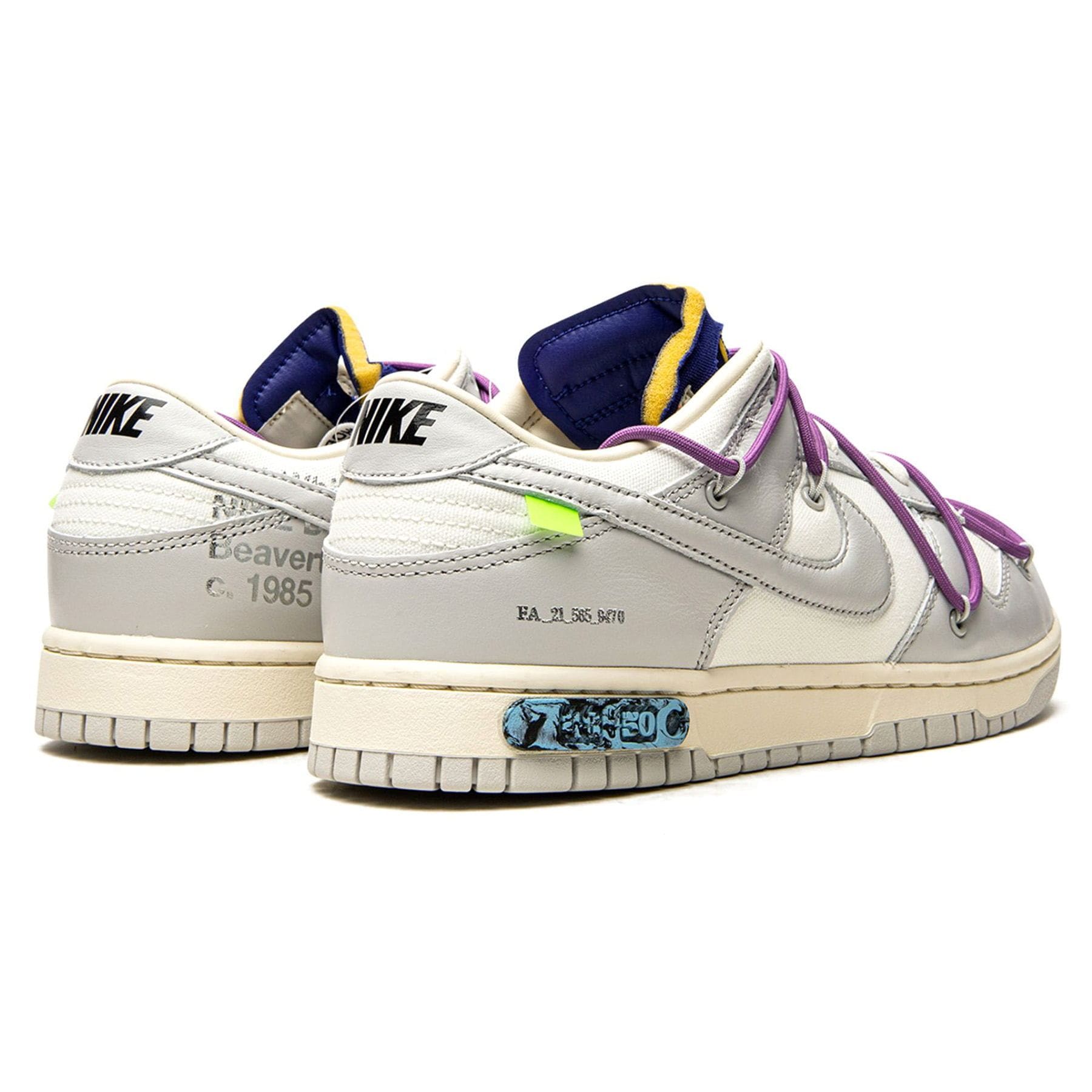 祝開店！大放出セール開催中】 OFF-WHITE × NIKE DUNK LOW 1 OF 50 