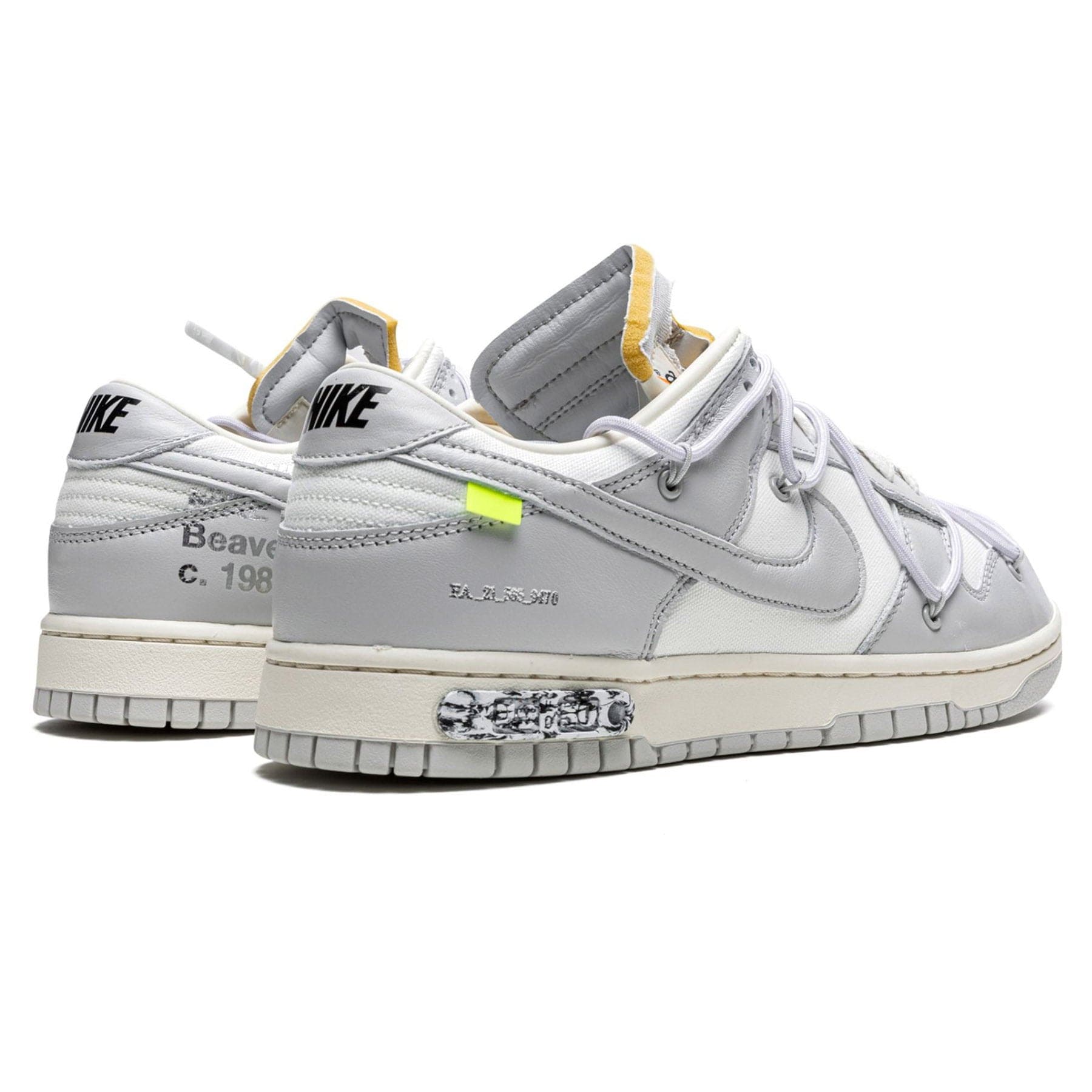 White x Nike Dunk Low 'Lot 49 of 50' — JofemarShops - Off