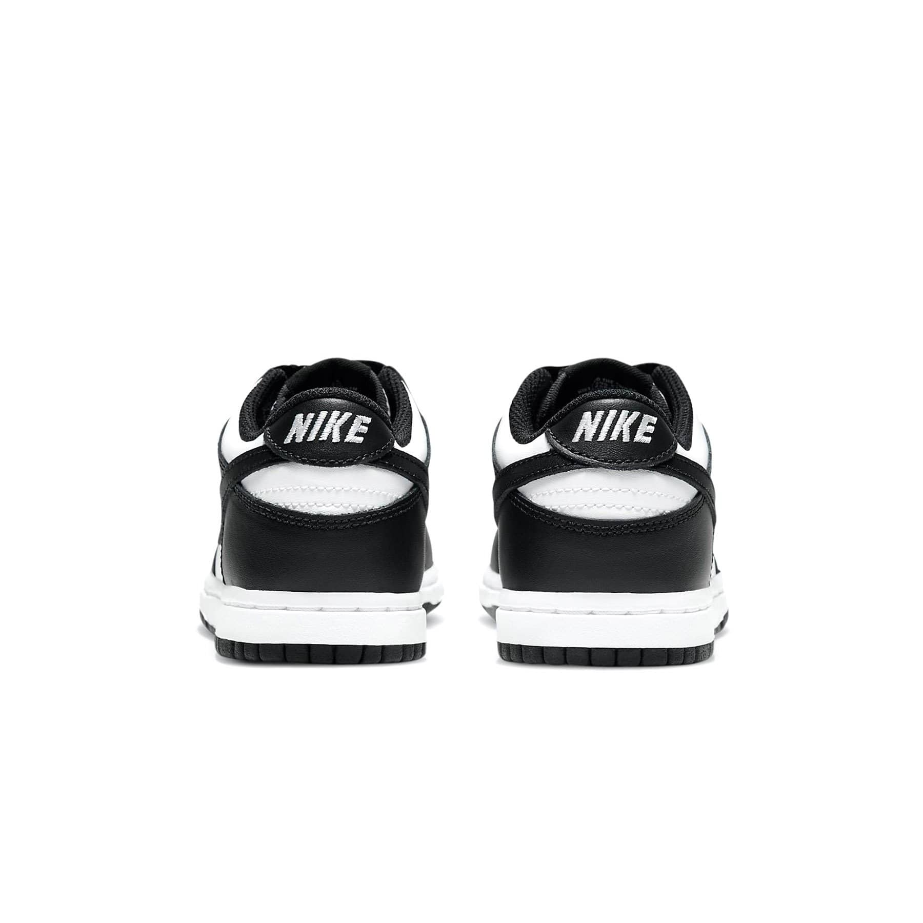 toddler dunk low black and white