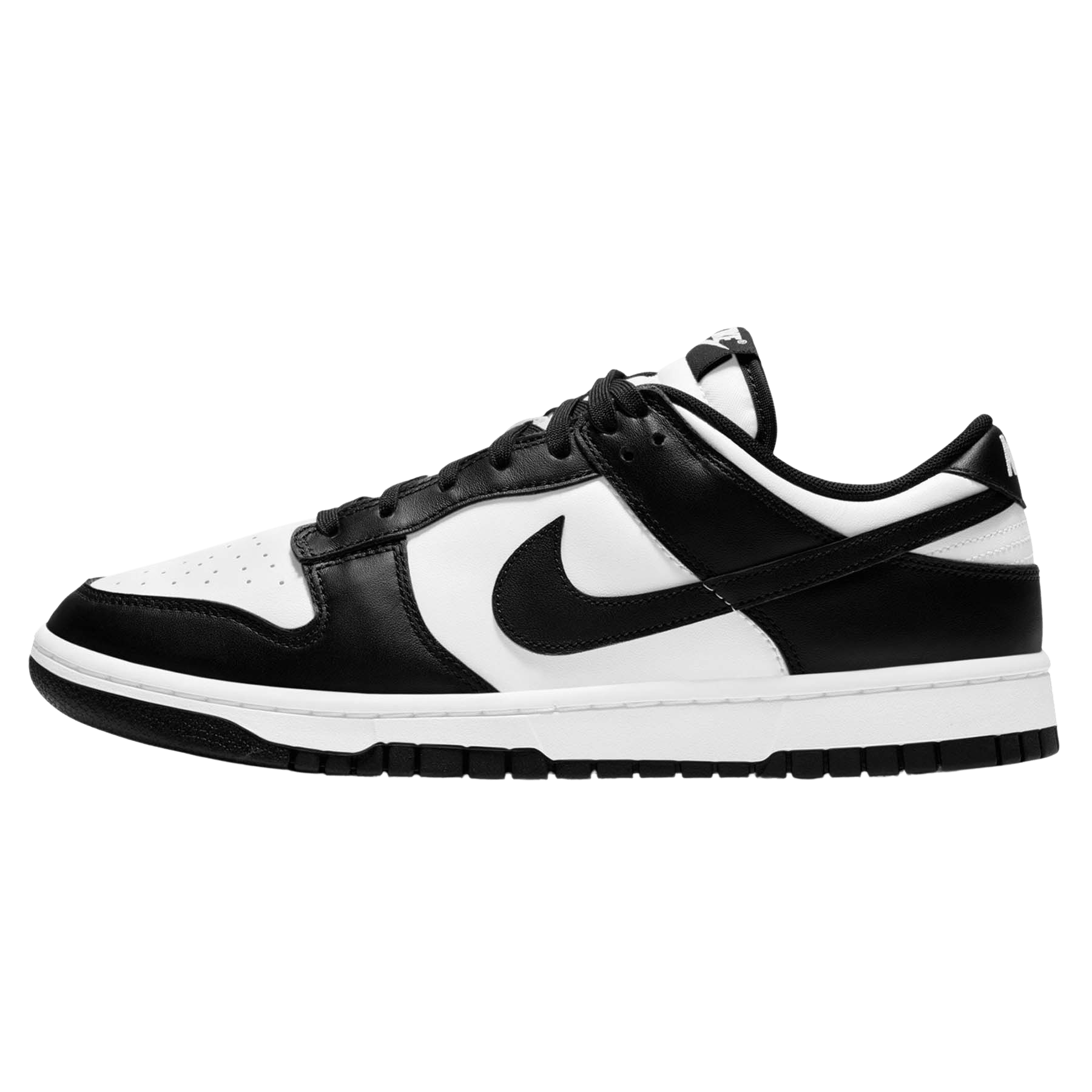 dunk low black white 36