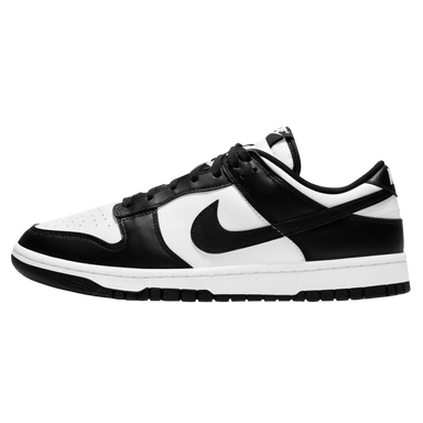 nike dunk low black white 36