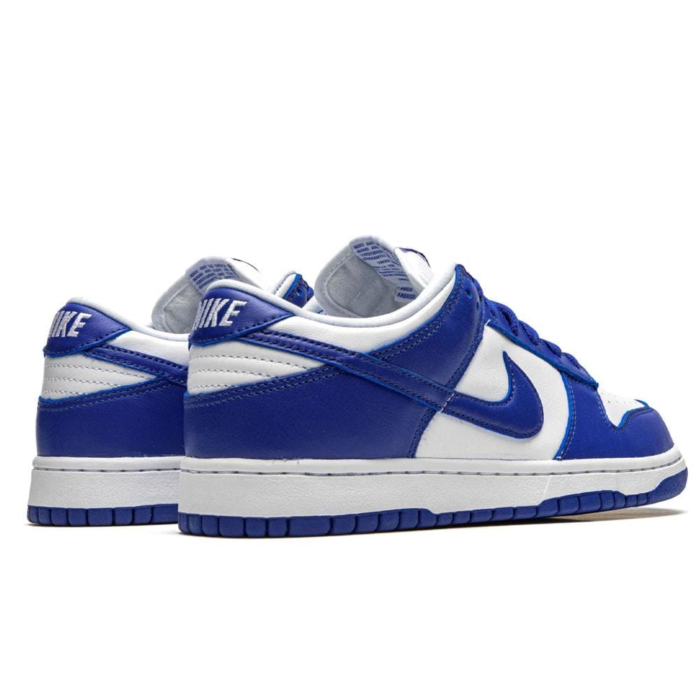 nike dunk low special edition white / varsity royal