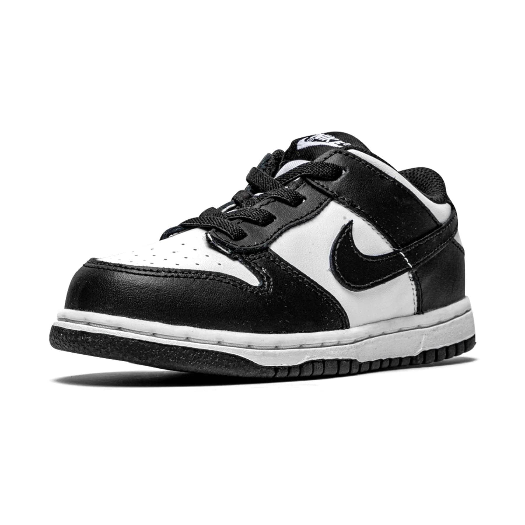 toddler dunk low black and white