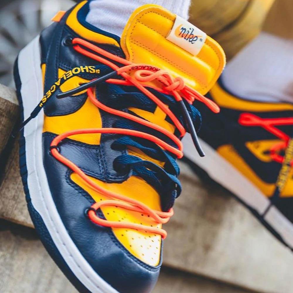 nike dunk low university gold