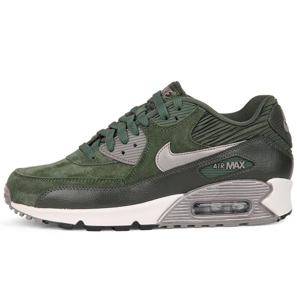 nike air max 90 grey and green