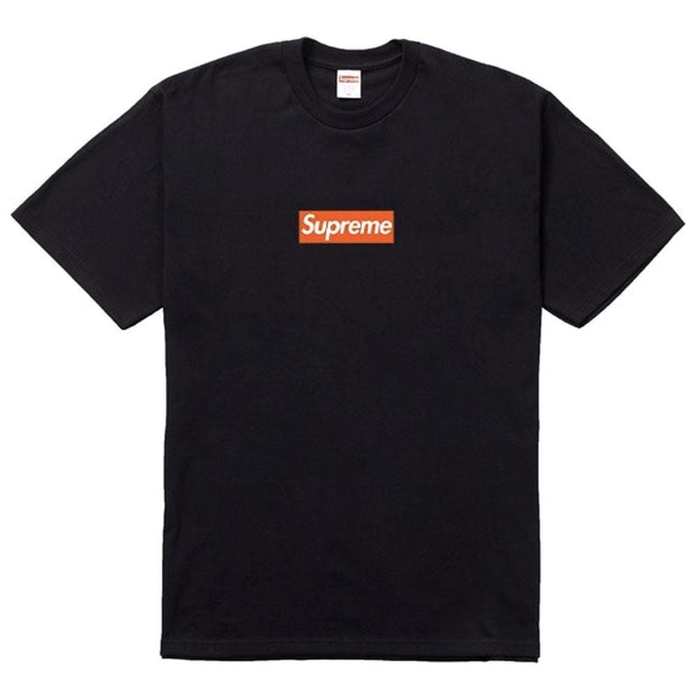 supreme black on black box logo