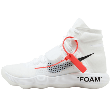 react hyperdunk x off white foam white