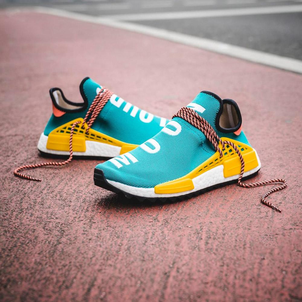 Pharrell x adidas NMD HU Trail Sun Glow-EQT Yellow — Kick Game